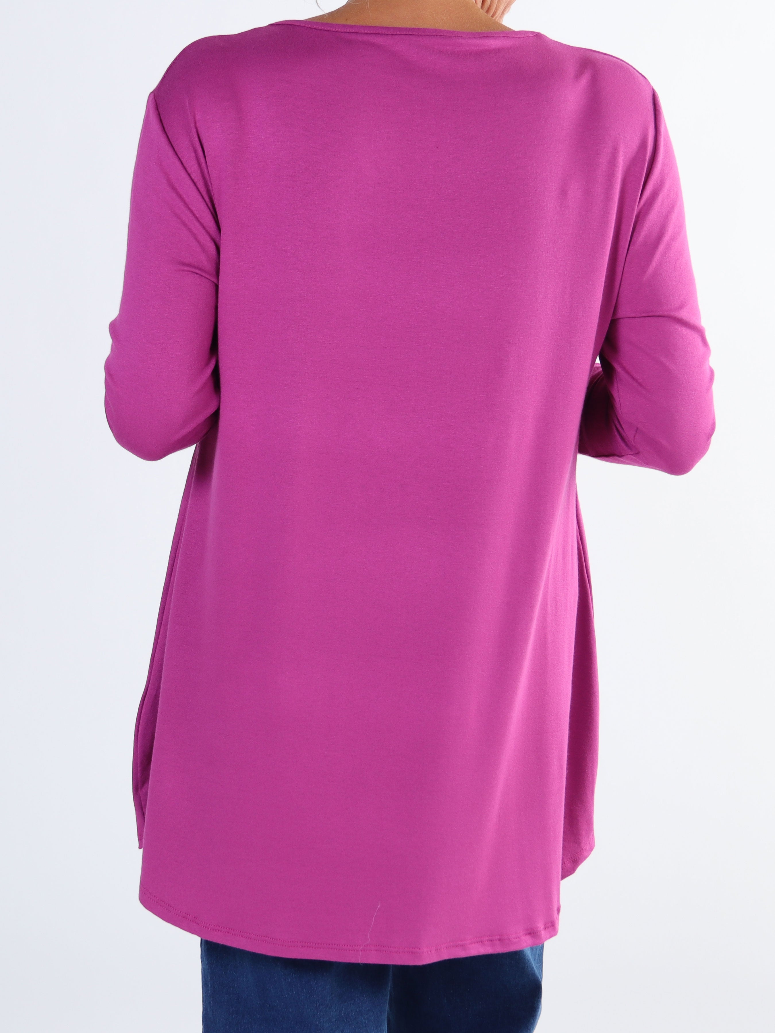 Otine - Langærmet basisbluse